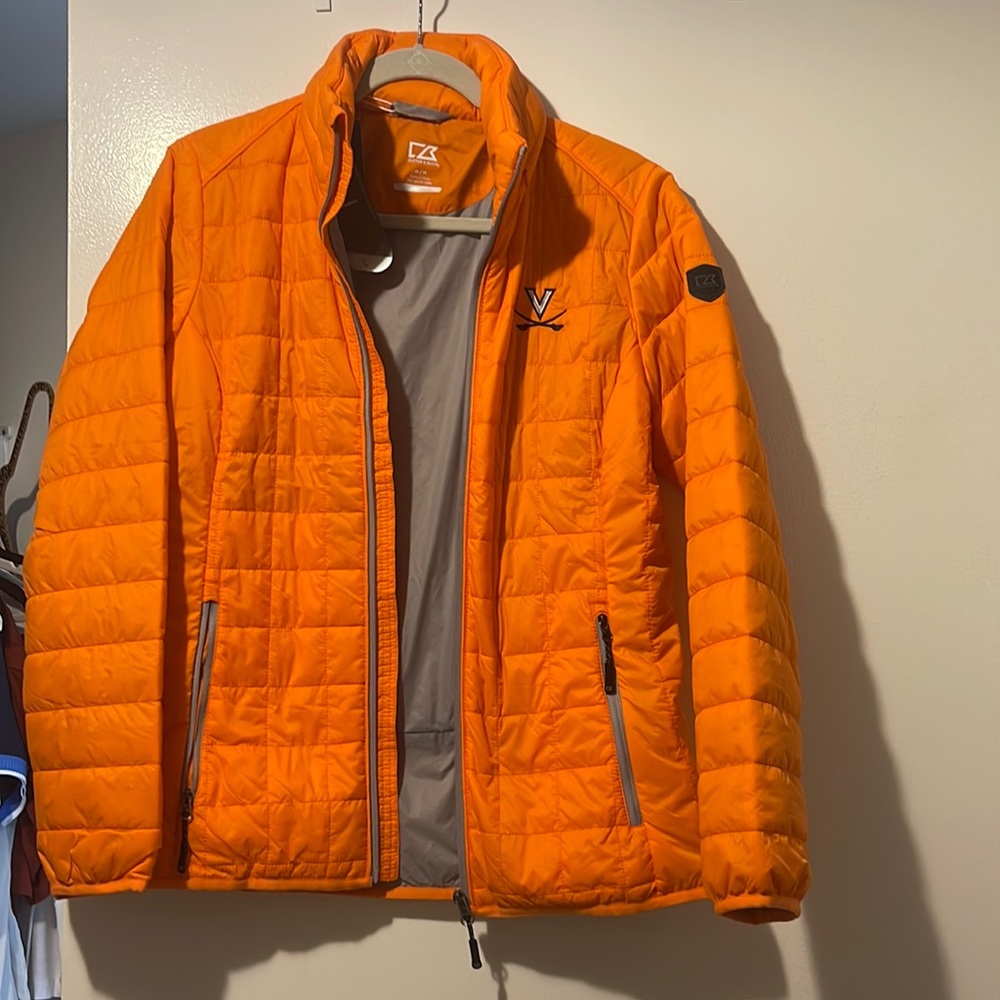 NWT Tag Women’s Size Medium UVA Orange Jacket